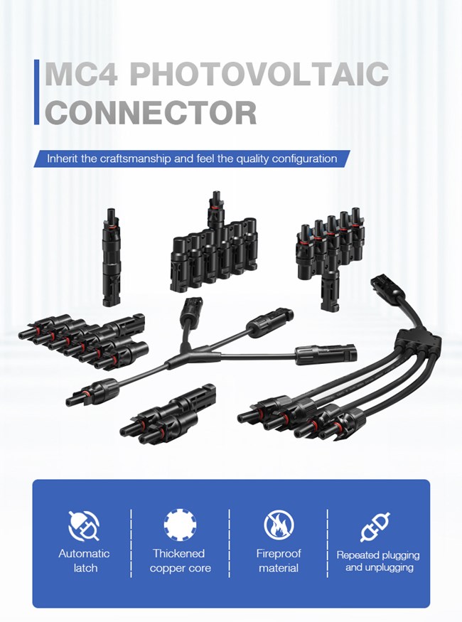 How should the photovoltaic linker be connected?