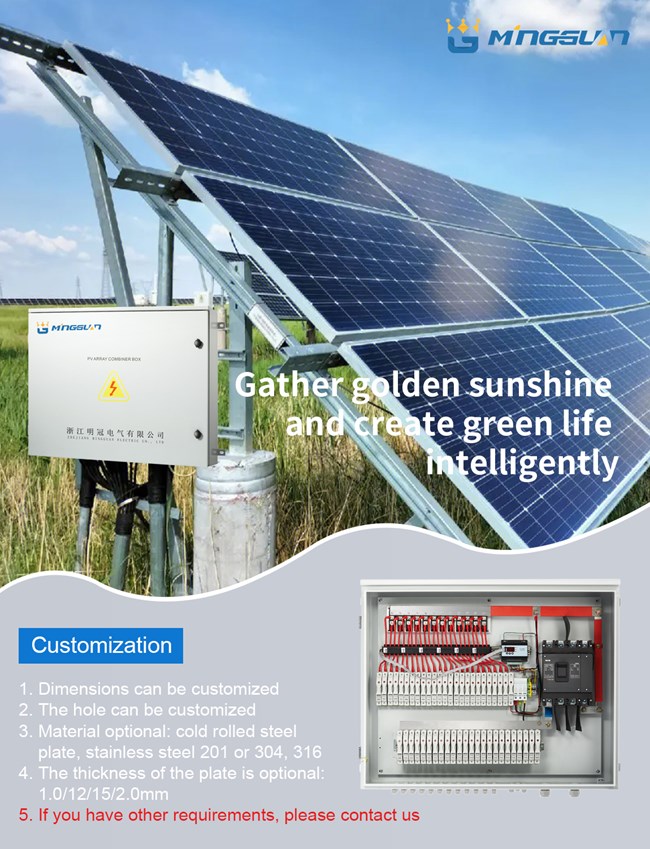 Environmental impact and sustainability of PV combiner boxes